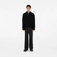 Cashmere Harrington Jacket in Black - Men | Burberry® Official