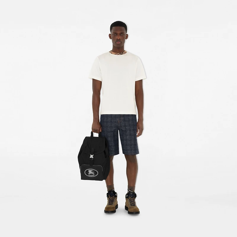 Orkney Flap Backpack in Black - Men, Nylon, Technical | Burberry® Official