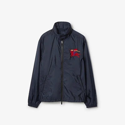 EKD Nylon Jacket in Navy - Men | Burberry® Official