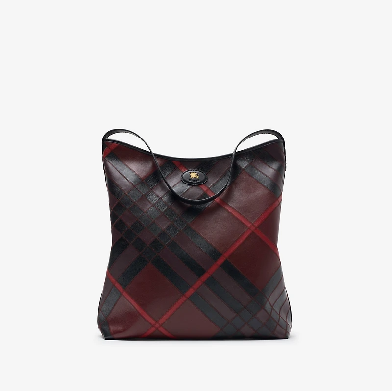 Large Highlands Shoulder Bag in Fig purple - Women | Burberry® Official