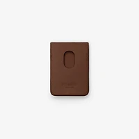 Check Magnetic Card Case in Archive beige - Men, Cotton | Burberry® Official