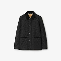 Quilted Nylon Barn Jacket in Black - Men | Burberry® Official