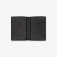 City Check Folding Card Case in Navy - Men, Cotton, Technical | Burberry® Official