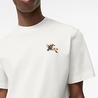Cotton T-shirt in Chalk white - Men | Burberry® Official