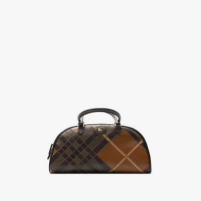 Medium Highlands Bowling Bag​ in Hazel brown - Women | Burberry® Official