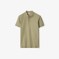 Cotton Polo Shirt in Skylark - Men | Burberry® Official