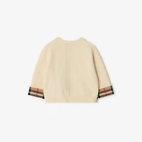 Cashmere Two-piece Baby Gift Set in Ivory - Children | Burberry® Official