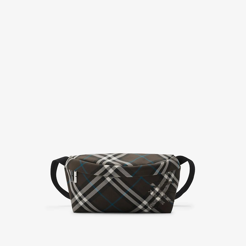 Check Belt Bag in Snug - Men | Burberry® Official