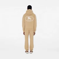 Knight Stamp Cotton Hoodie in Flax beige - Men | Burberry® Official