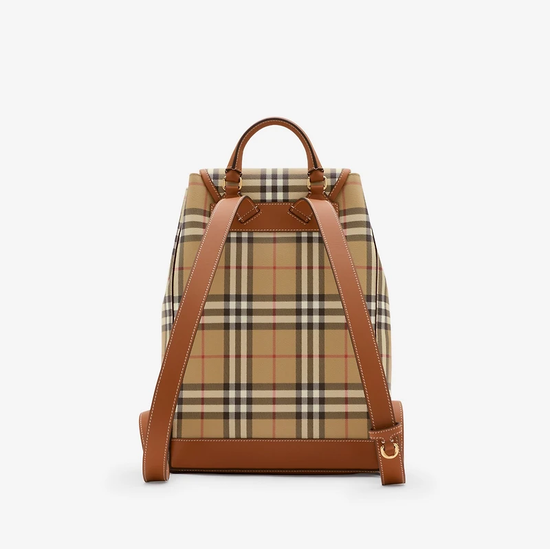 Check Backpack in Archive beige/briar brown - Women | Burberry® Official