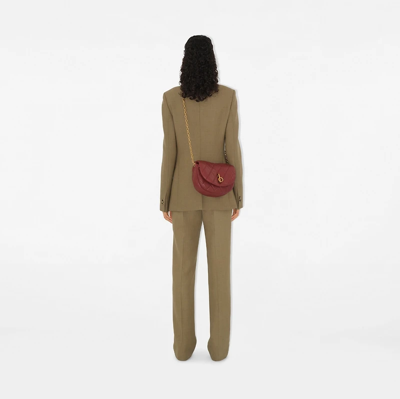 Quilted Rocking Horse Bag in Rust - Women | Burberry® Official