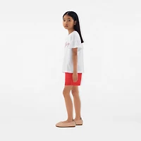 Cotton Nylon Mesh Shorts in Pillar | Burberry® Official