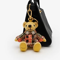 Thomas Bear Charm in Yellow - Women, Wool | Burberry® Official