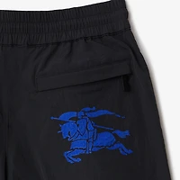 Nylon Shorts in Black - Women | Burberry® Official