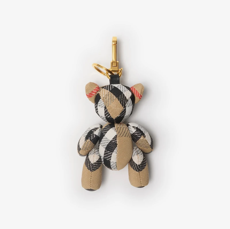 Thomas Bear Charm in Sand - Women, Cotton, Nylon | Burberry® Official