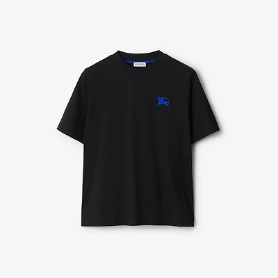 Cotton T-shirt in Black - Women | Burberry® Official