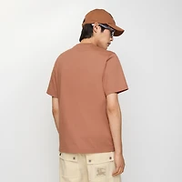 EKD Ombré Cotton T-shirt in Ginger brown - Men | Burberry® Official