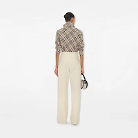 Regular Fit Check Cotton Shirt in Chipping - Women | Burberry® Official