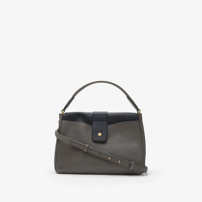 Small Rider Bag in Asphalt grey/bermuda blue/indigo - Women, Leather | Burberry® Official