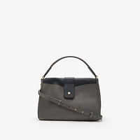 Small Rider Bag in Asphalt grey/bermuda blue/indigo - Women, Leather | Burberry® Official