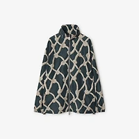 Knot Nylon Jacket in Magnet - Men | Burberry® Official