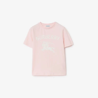 EKD Stretch Cotton T-shirt in Ice pink | Burberry® Official