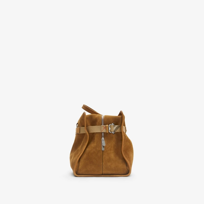 B Clip Holdall in Hebden - Men, Leather | Burberry® Official