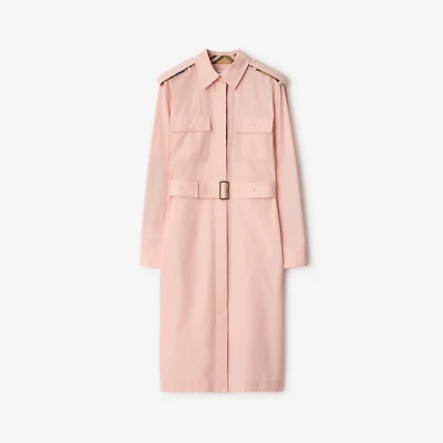 Cotton Poplin Shirt Dress in Flora - Women | Burberry® Official