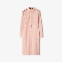Cotton Poplin Shirt Dress in Flora - Women | Burberry® Official