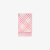 Check Cashmere Scarf in Sugar pink | Burberry® Official
