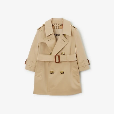 Gabardine Trench Coat in Honey | Burberry® Official