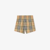 Check Swim Shorts in Sand beige | Burberry® Official