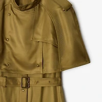 Viscose Trench Dress in Walrus - Women | Burberry® Official