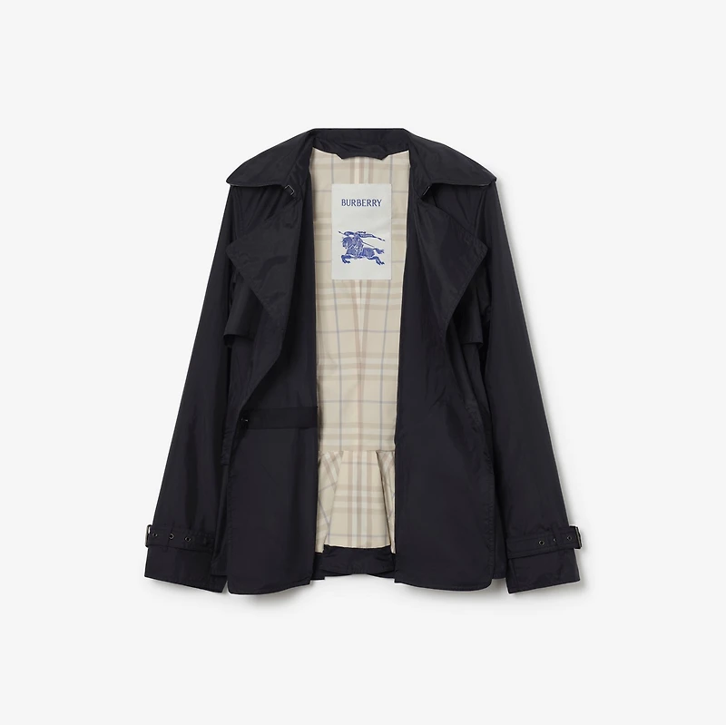 Nylon Pembury Trench Jacket in Navy - Women | Burberry® Official