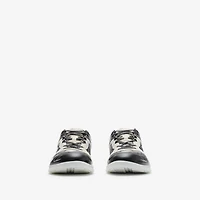 Check Matrix Sport Sneakers in White - Men | Burberry® Official
