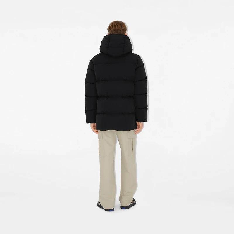 Nylon Puffer Jacket in Black - Men | Burberry® Official