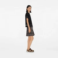 B Heart Cotton T-shirt in Black - Women | Burberry® Official