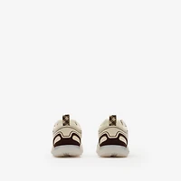 Matrix Sport Sneakers​ in Ceramic white - Men | Burberry® Official