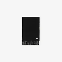 Reversible Check Cashmere Scarf in Black/calico | Burberry® Official