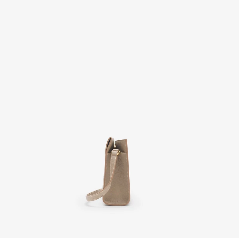 Cotswolds Pouch in Mushroom beige - Women | Burberry® Official