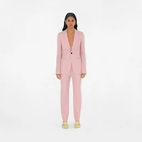 Wool Tailored Trousers in Cameo - Women | Burberry® Official