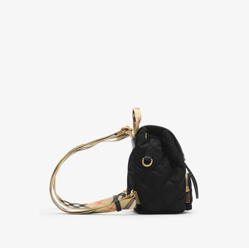 Mini Horseshoe Backpack in Black - Women | Burberry® Official