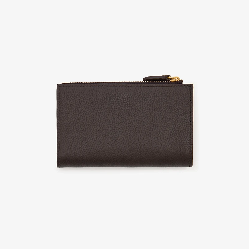 Medium Bloomsbury Wallet in Peat brown/sand beige - Women, Leather | Burberry® Official