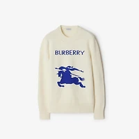 EKD Wool Cashmere Sweater in Off white - Women | Burberry® Official