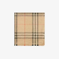 Metallic Wool Silk Scarf in Sand | Burberry® Official