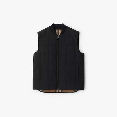 Quilted Gilet in Black - Men | Burberry® Official