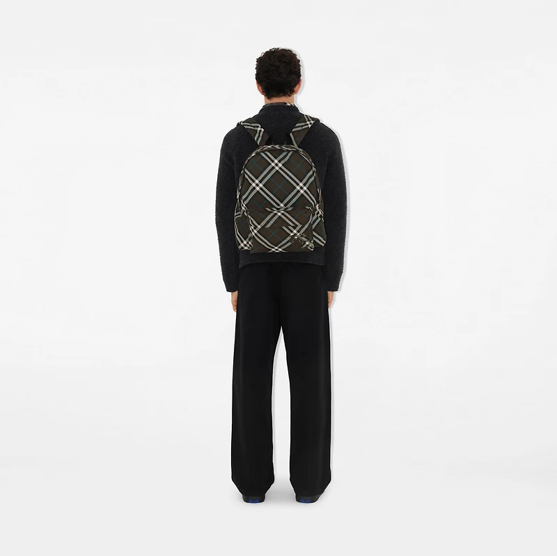 Check Backpack in Snug - Men | Burberry® Official