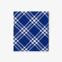Check Cotton Towel in Knight | Burberry® Official