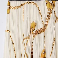 Shield Hardware Jersey Skirt in White/gold - Women | Burberry® Official