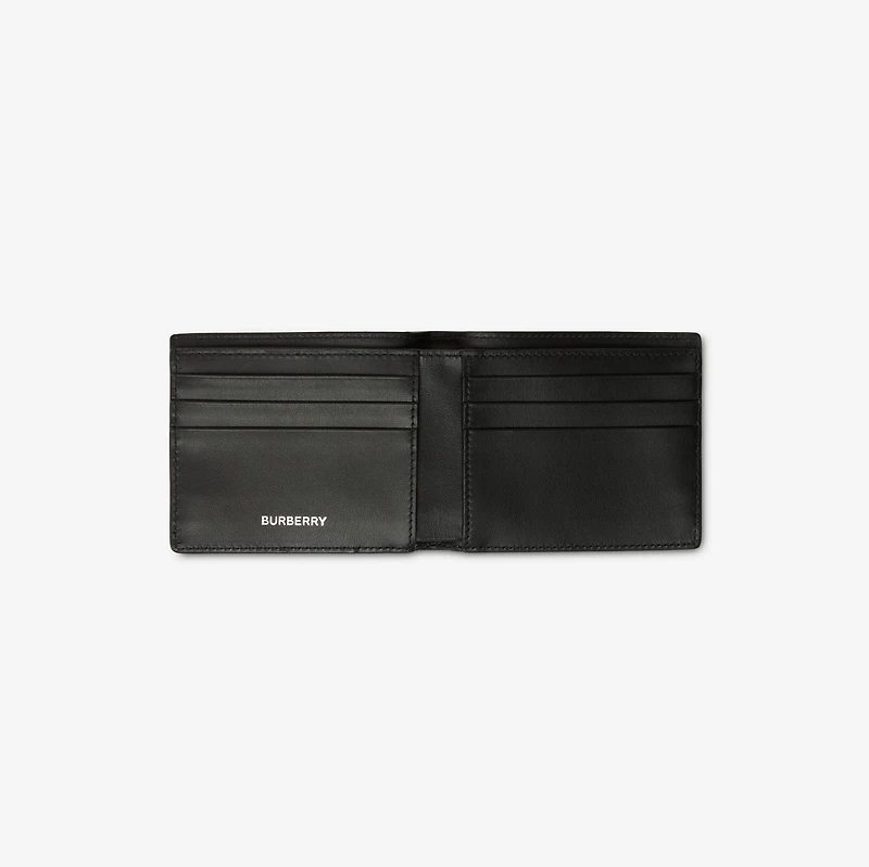 Check Slim Bifold Wallet in Archive beige - Men, Canvas | Burberry® Official